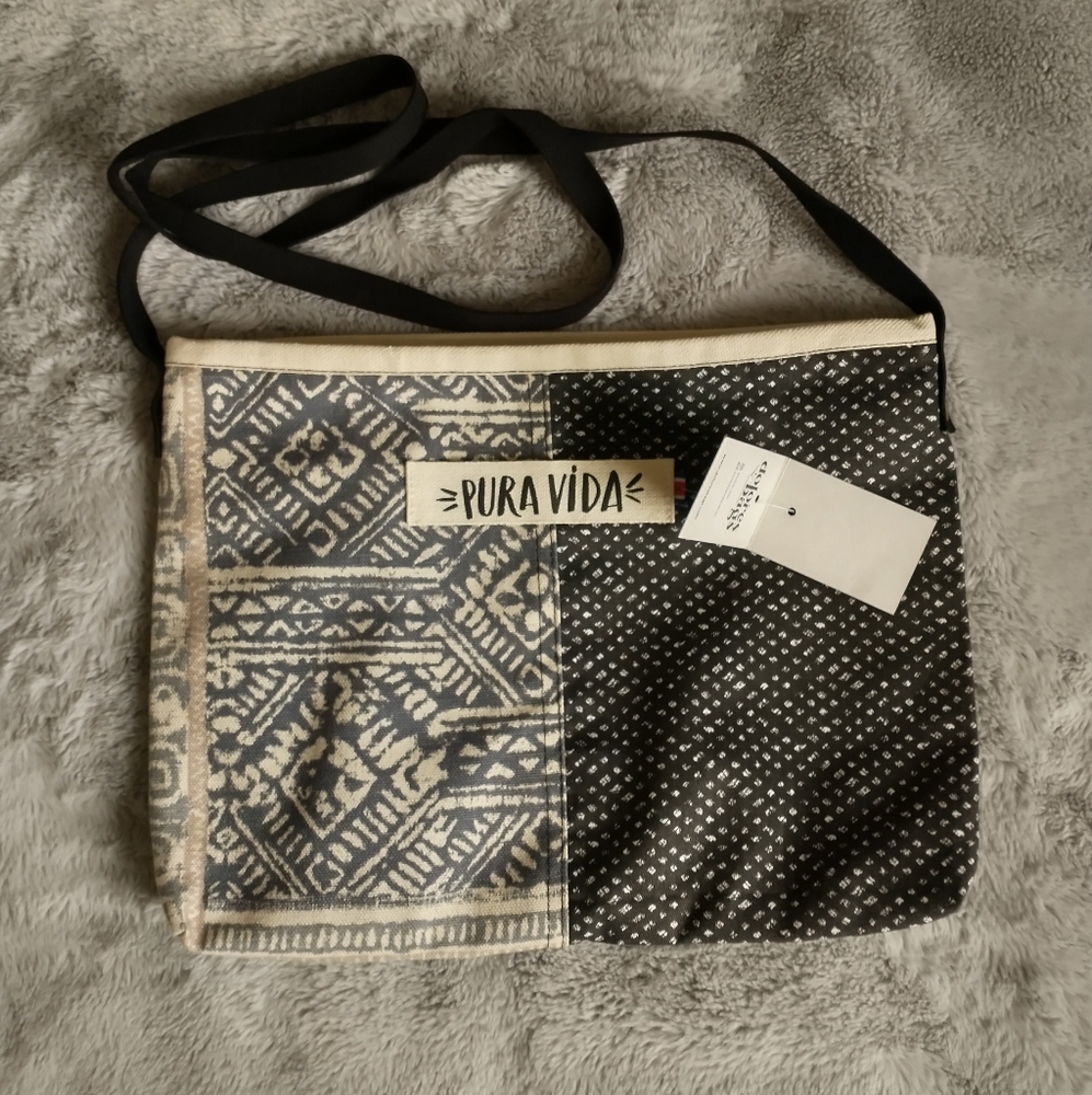 Pura Vida canvas crossbody purse